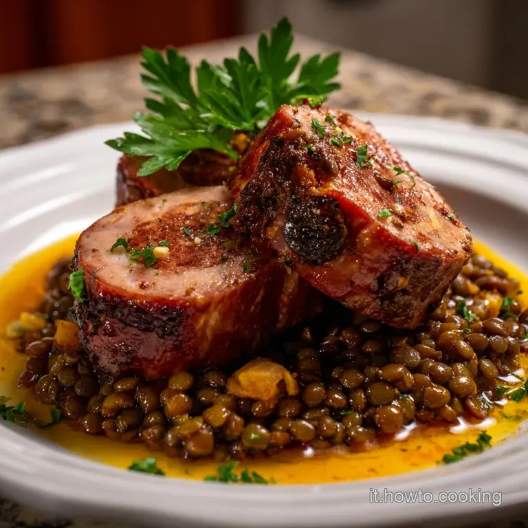 Elegant plate showcasing al dente pasta twirled with a rich tomato sauce, garnished with fresh basil leaves and parmesan s...