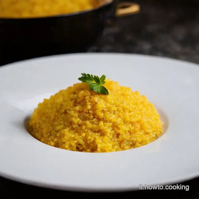 Cous Cous Alla Trapanese presentation