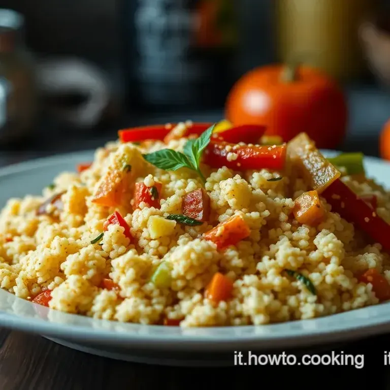 Couscous con Verdure Mediterranee e un Tocco di Menta