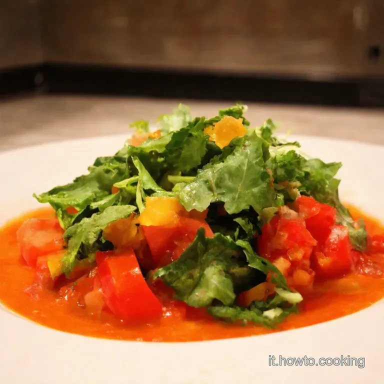 Couscous Tricolore Insalata Estiva Con Verdure Arrosto E Vinaigrette Al Limone presentation