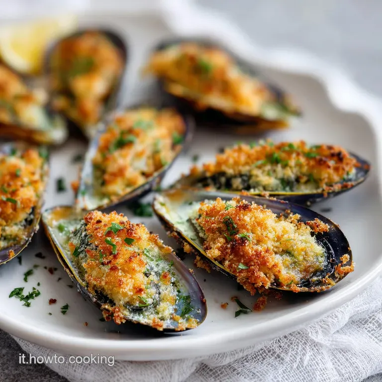 Cozze Gratinate: Ricetta Croccante e Succosa