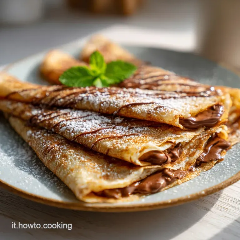 Crepe alla Nutella Veloci e Setose