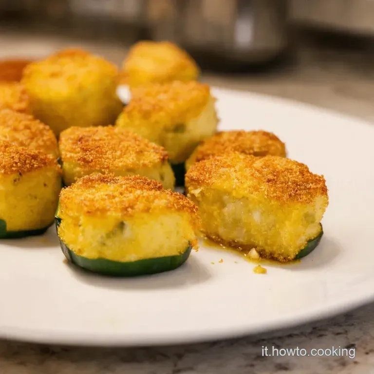 Crocchette Di Zucchine Con Cuore Filante presentation