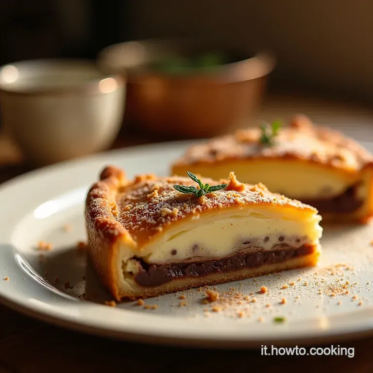 Crostata Al Cioccolato Bianco presentation