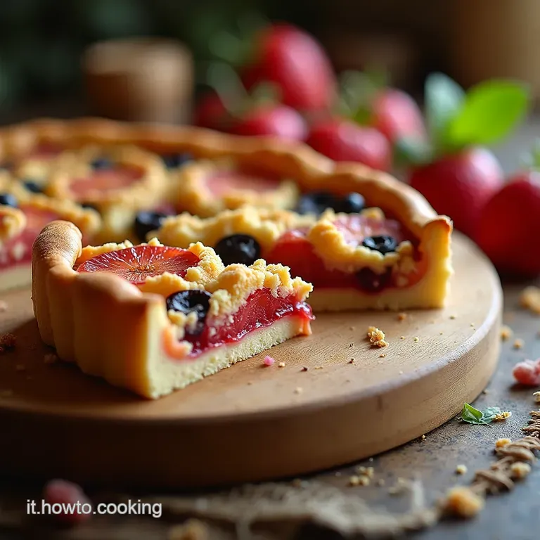 La Crostata Crumble Perfetta Base Friabile E Cuore Di Frutta Stagionale Veloce Golosa E Senza Stress presentation