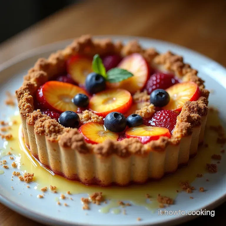 La Crostata Crumble Perfetta Base Friabile e Cuore di Frutta Stagionale Veloce Golosa e Senza Stress
