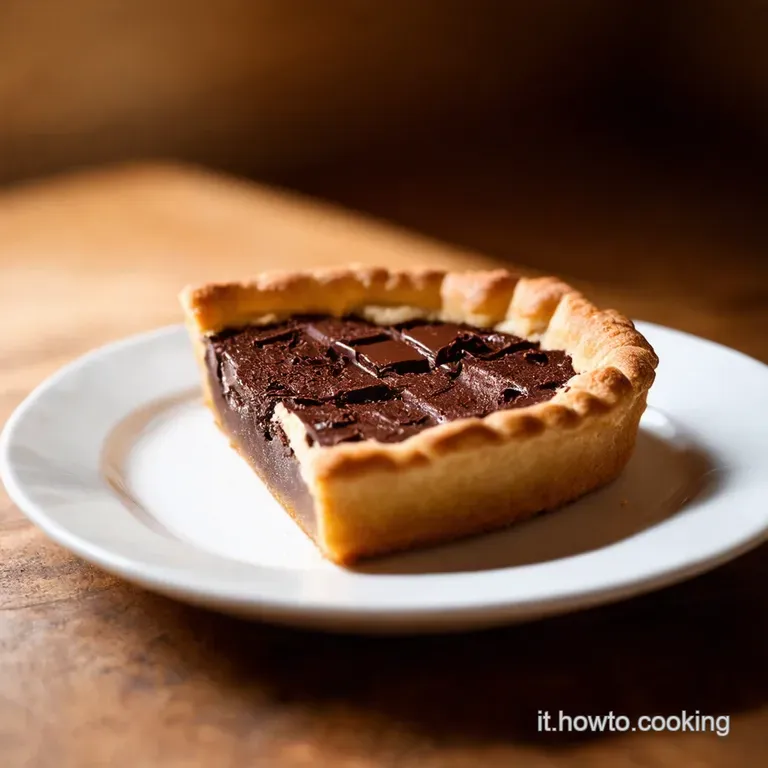 Crostata Morbida Al Doppio Cioccolato presentation