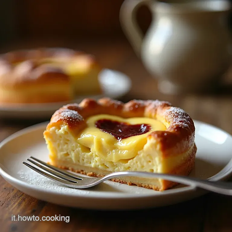 Crostata Pasquale Alla Ricotta Fresca E Scaglie Di Cioccolato presentation