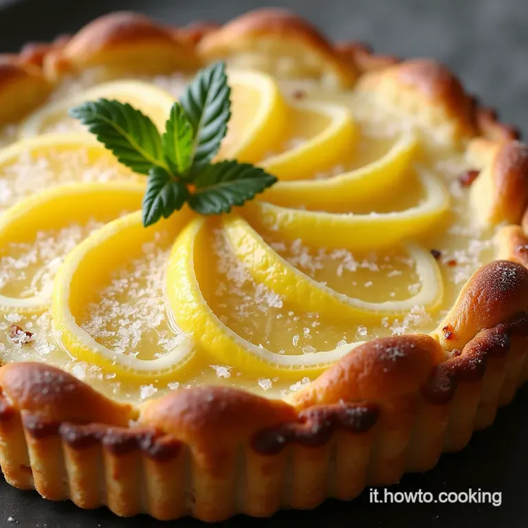 La Crostata Estiva Perfetta Frolla Friabile e Pesche Profumate al Limone