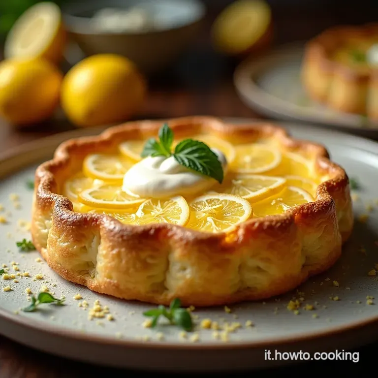 Crostata Sole Di Sicilia Torta Con Crema Al Limone Setosa presentation