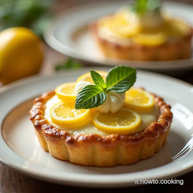 Crostata Sole di Sicilia Torta con Crema al Limone Setosa