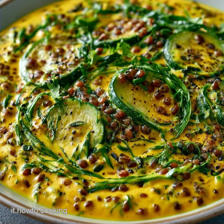 Curry Di Zucchine E Lenticchie Cremoso