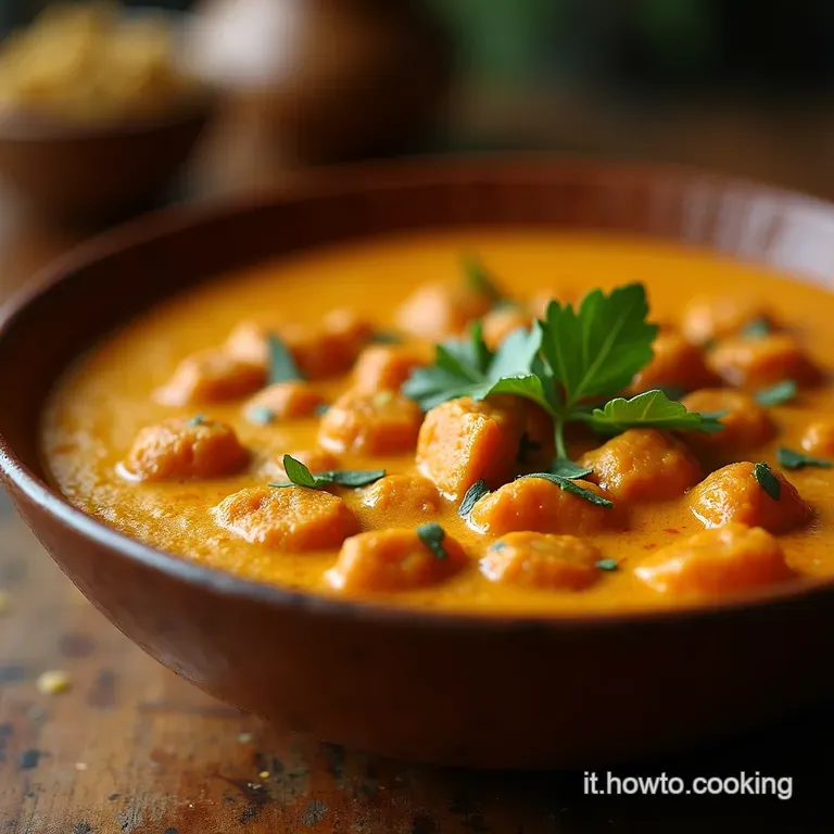 Dal Tadka Allestasi Curry Cremoso Di Lenticchie Rosse Masoor Dal Al Latte Di Cocco presentation