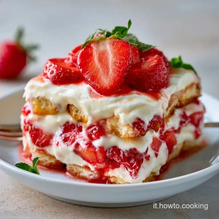 Dolce Fragole Cucchiaio: Fresco e Vellutato