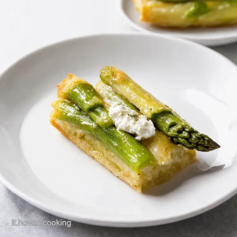 Fagottini Croccanti Asparagi e Ricotta