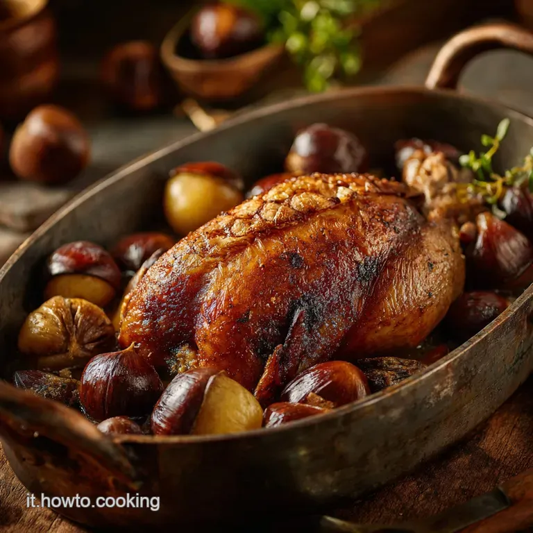 Menu Festivo Di Natale: Faraona Ripiena Classica presentation