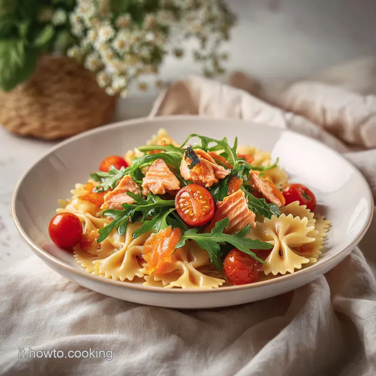 Farfalle Salmone e Rucola: Veloce e Agrumato