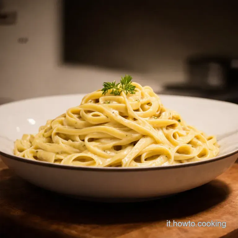 Fettuccine Alfredo La Ricetta Perfetta presentation