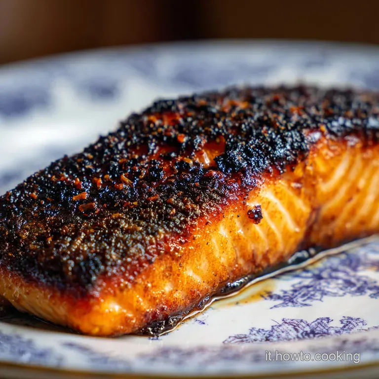 Filetto di Salmone in Padella Croccante