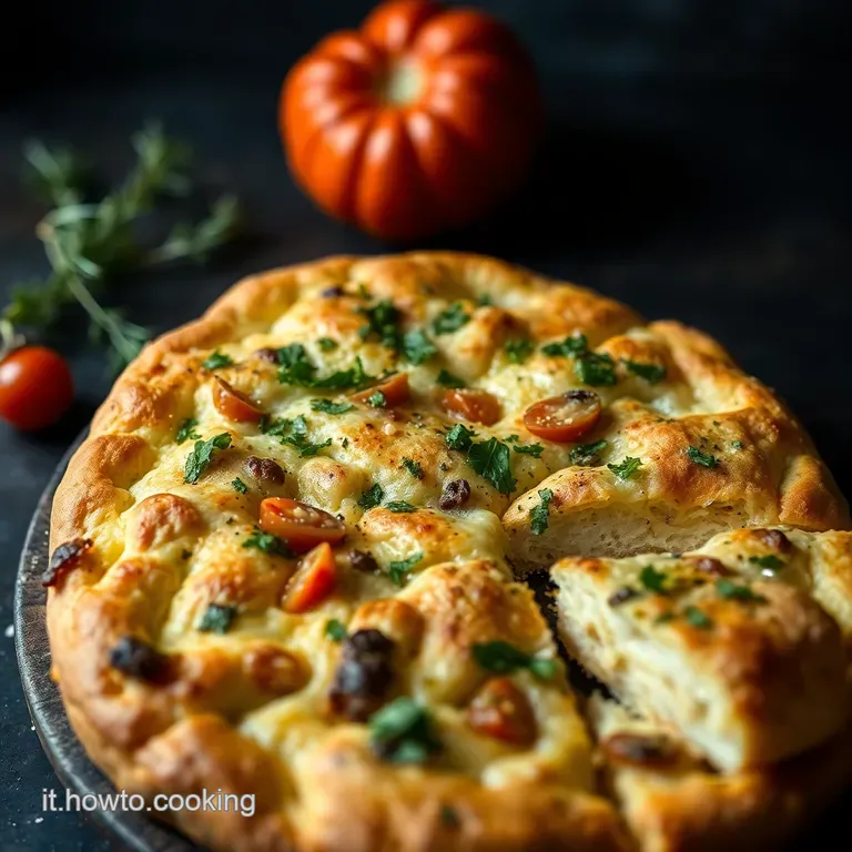 Focaccia Genovese presentation