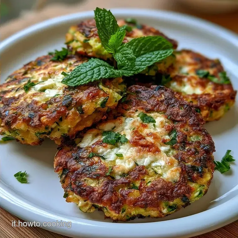 Frittelle Di Feta E Zucchine Croccanti