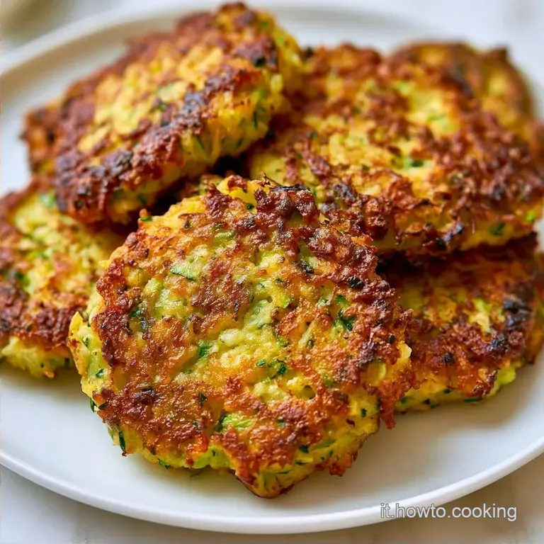 Frittelle di Zucchine Grattugiate con Parmigiano