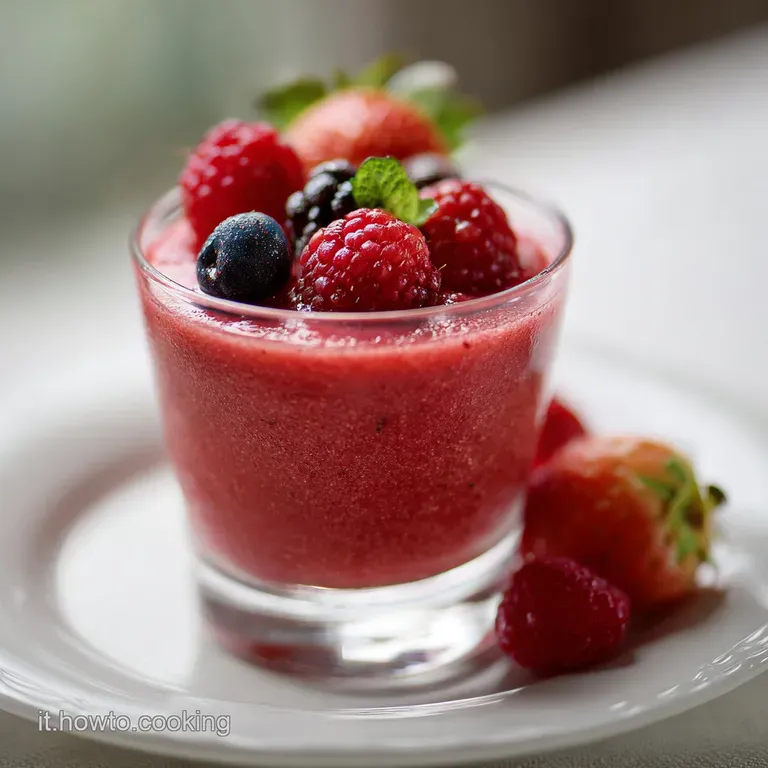 Frullato di Frutta Vellutato e Fresco