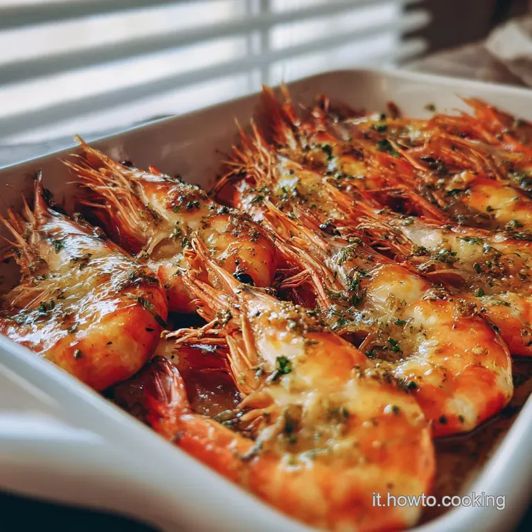 Ricetta Gamberoni al Forno Gratinati