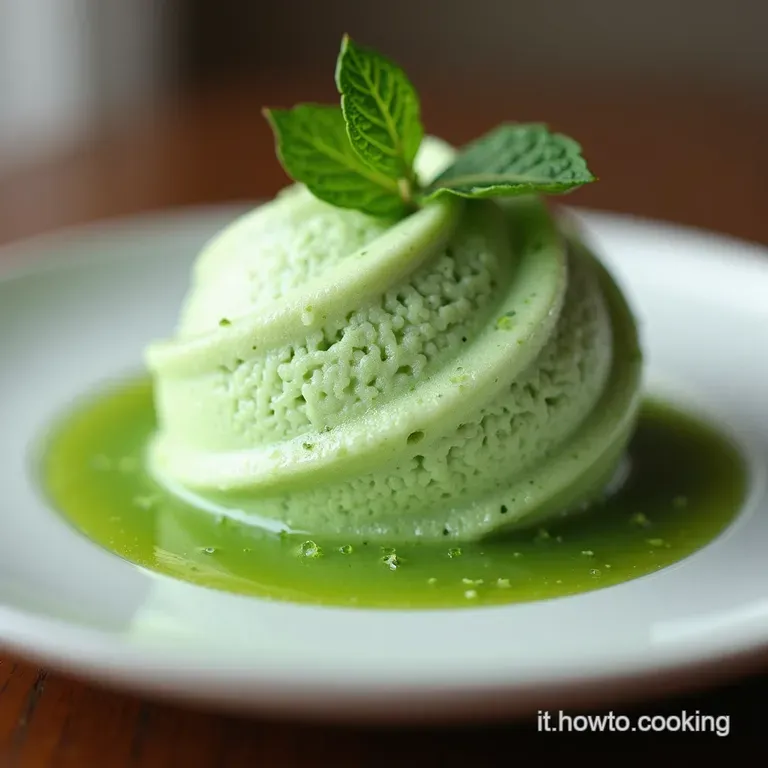 Gelato alla Menta Casalingo Freschezza a Cucchiaiate