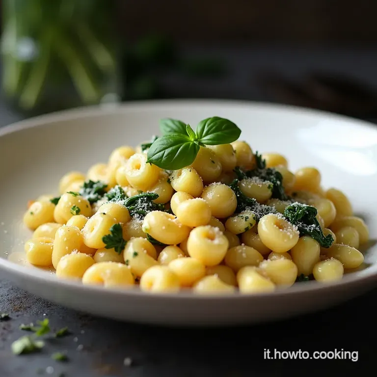 Gnocchetti di Ricotta e Spinaci Soffice Bont&agrave;