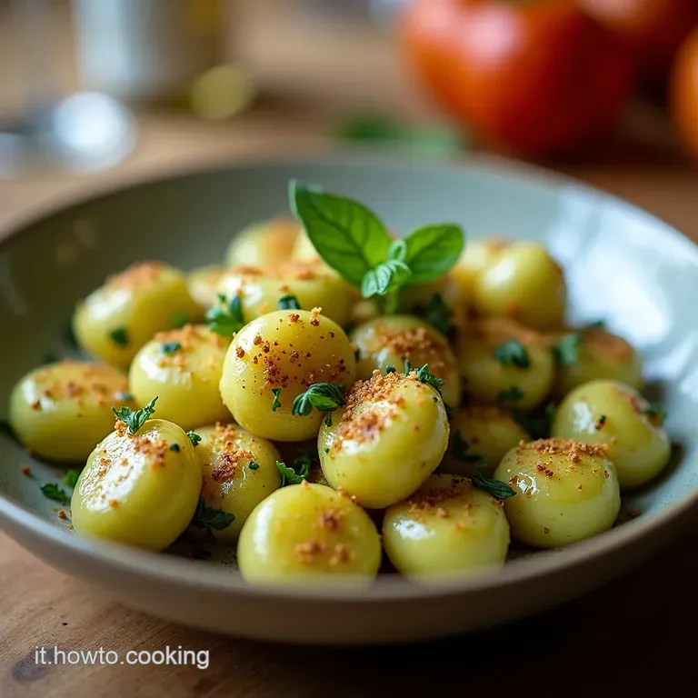 Gnocchi di Zucca con Pesto di Nocciole