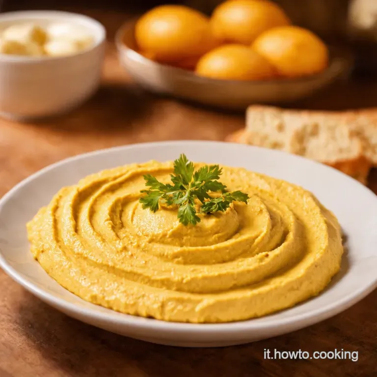 Hummus Perfetto Un Classico Del Medio Oriente Fatto in Casa presentation