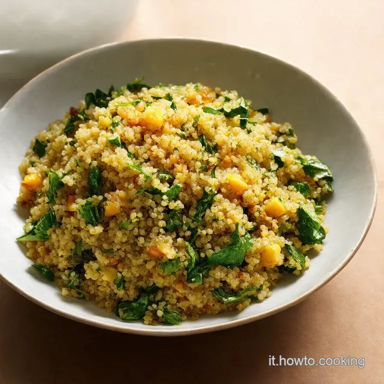 Insalata di Bulgur Primaverile con Verdure Arrosto e Vinaigrette al Limone e Erbe