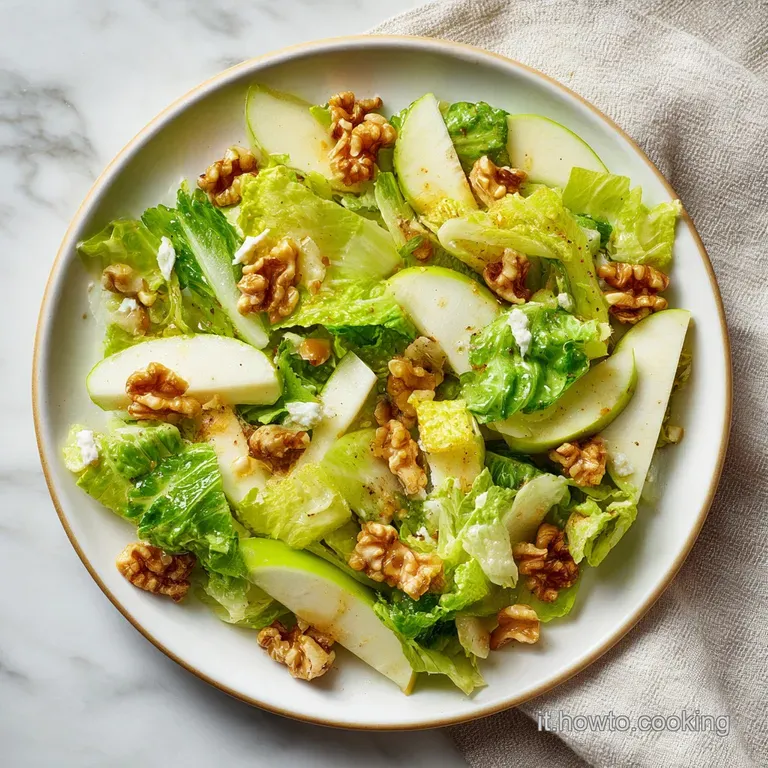 Insalata di Sedano Mela Verde e Gherigli