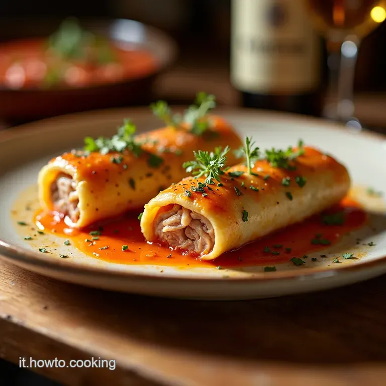 Involtini Di Manzo Alla Birra Artigianale presentation