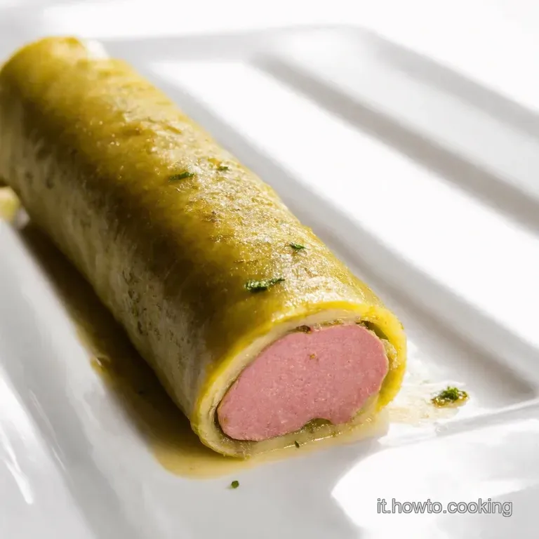 Involtini di Pollo Pistacchio e Mortadella