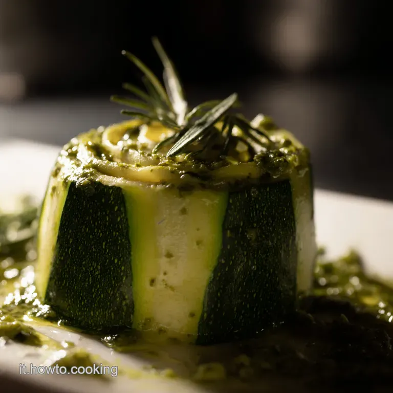 Involtini Di Zucchine Con Ricotta E Pesto Un Bacio Di Sole presentation