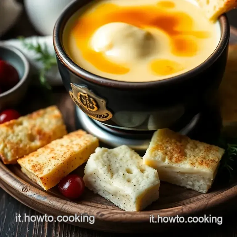 La Fonduta Perfetta: a Creamy Dreamy Cheese Fondue presentation