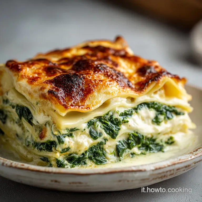 Lasagne Ricotta e Spinaci Fatta in Casa