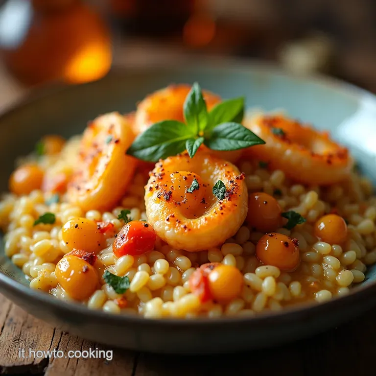 Moscardini Gratinati Al Limone presentation