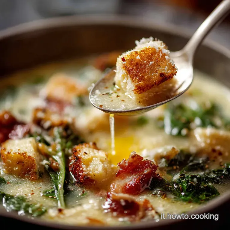 Pancotto Classico La ricetta rustica della nonna con cicoria e olio EVO