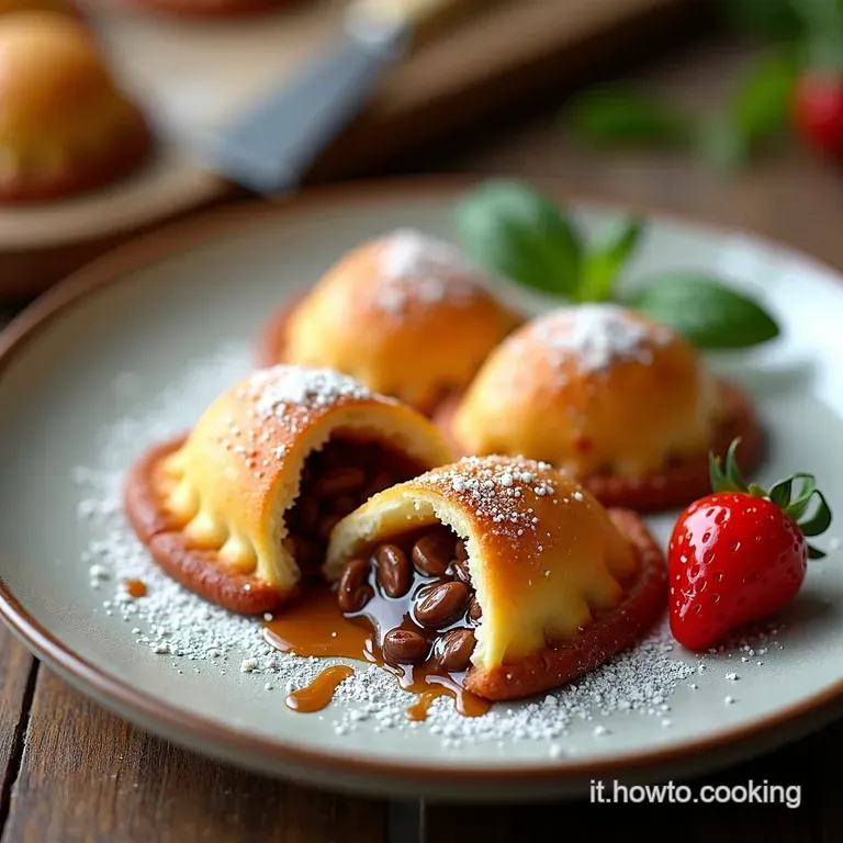 Panzerotti alla Nutella Un Morso di Felicit&agrave; Fritta