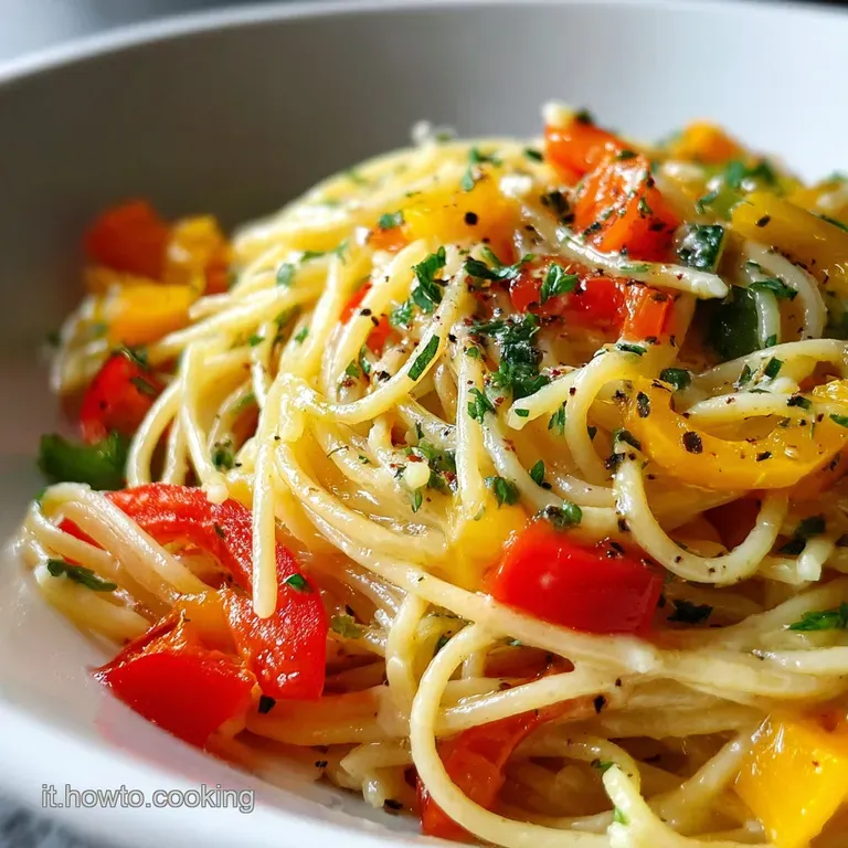 Pasta ai Peperoni Cremosa e Vellutata