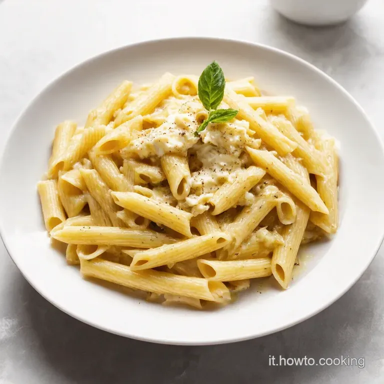 Pasta alla Bella Vita Crema di Ricotta Pomodorini e Olive