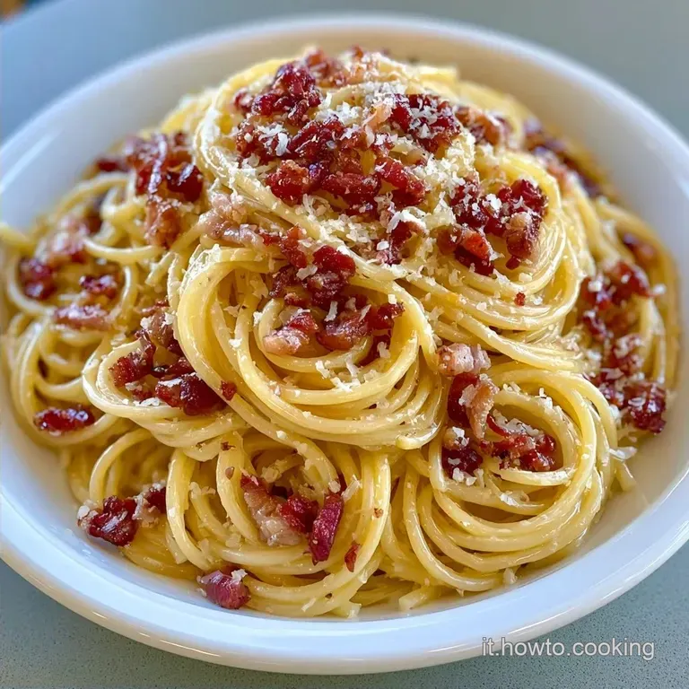 Pasta Alla Carbonara Cremosa