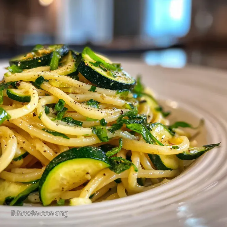 Pasta Alle Zucchine Cremosa Senza Panna