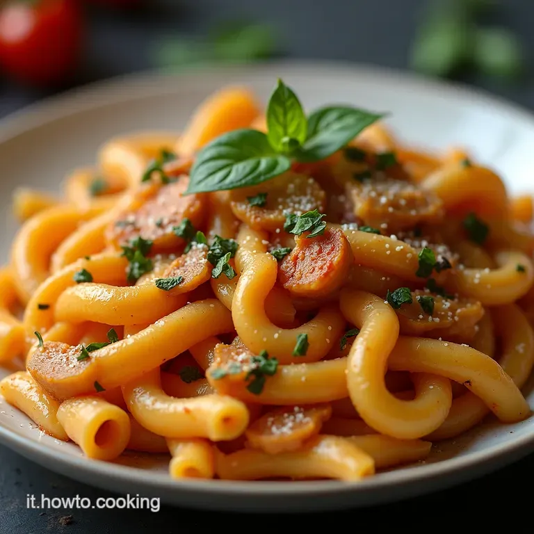 Pasta alla Boscaiola Rustica Il Profumo del Fungo e della Tradizione Italiana