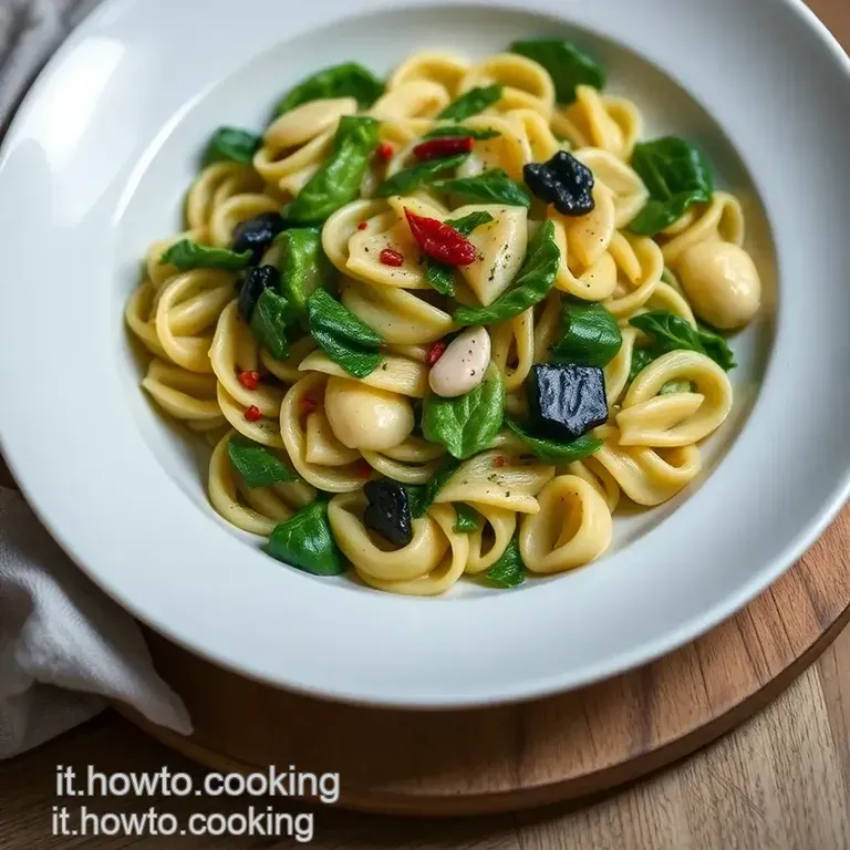 Pasta Con Cime Di Rapa presentation
