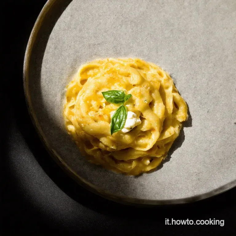 Pasta con Ricotta Limone e Basilico