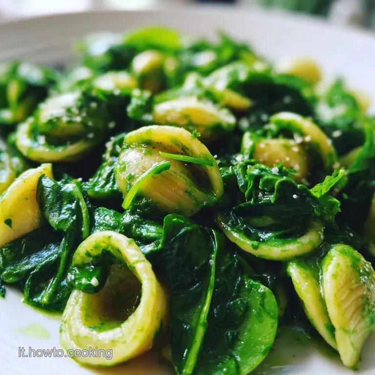 Pasta con Spinaci: Crema Vellutata Veloce